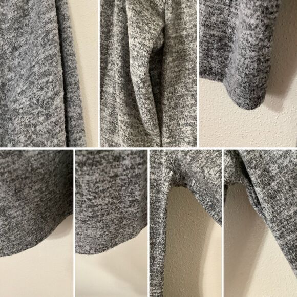 Arizona Jeans Minimalist Chic Grey Tied Cozycore Comfy Cinched Slouchy Dress XL - Picture 10 of 10